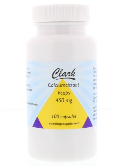 Clark Calcium citraat 450mg (100 Vegetarische capsules)