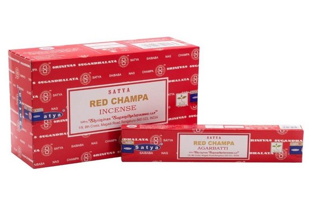 Nag Champa Wierook satya red champa (15 Gram)