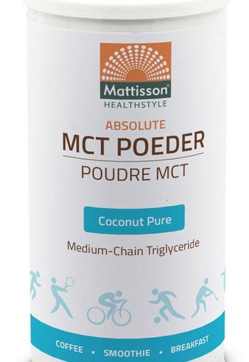 Mattisson MCT Poeder coconut pure (160 Gram)