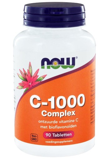 NOW Vitamine C 1000 mg complex (90 Tabletten)