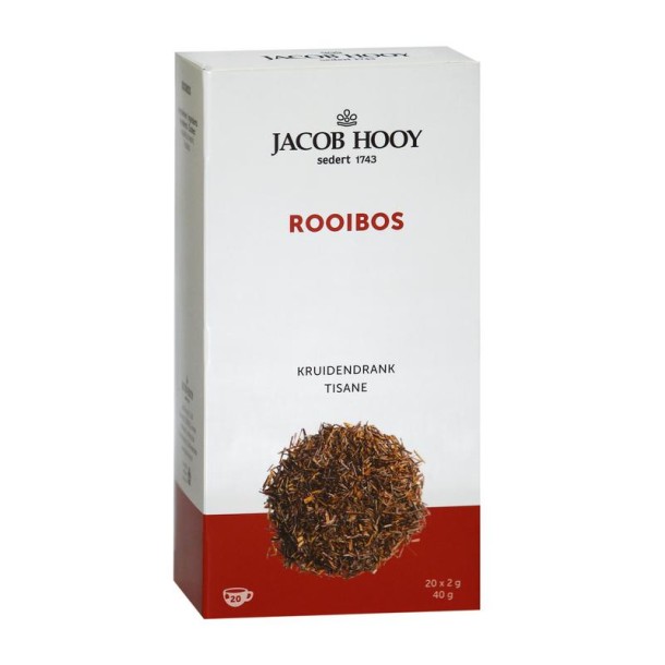 Jacob Hooy Rooibos thee (20 Zakjes)