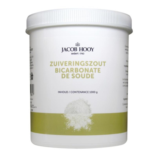 Jacob Hooy Zuiveringszout natrium bicarbonaat pot (1 Kilogram)