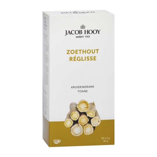 Jacob Hooy Zoethout thee (20 Zakjes)