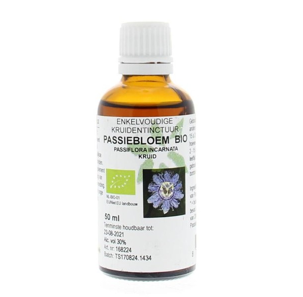 Natura Sanat Passiflora incarnata herb/passiebloem tinctuur bio (50 Milliliter)