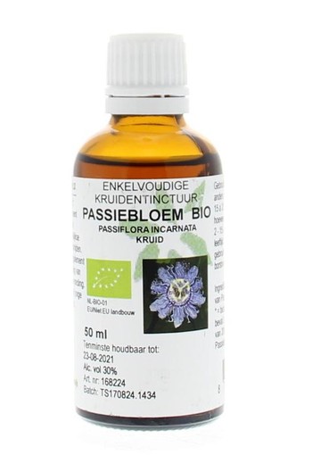 Natura Sanat Passiflora incarnata herb/passiebloem tinctuur bio (50 Milliliter)