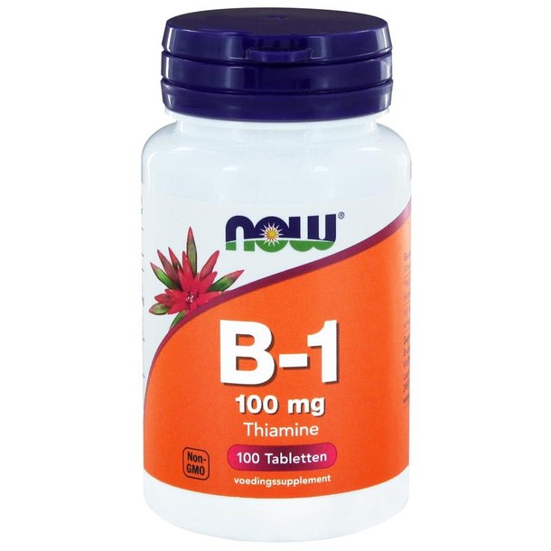 NOW Vitamine B1 100mg (100 Tabletten)