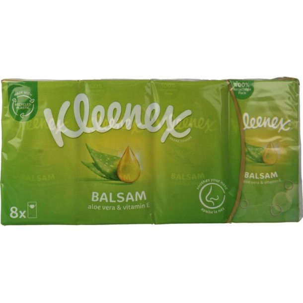 Kleenex Balsam zakdoekjes (8 Stuks)