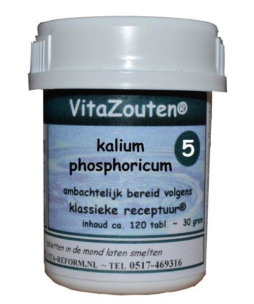 Vitazouten Kalium phosphoricum VitaZout nr. 05 (120 Tabletten)