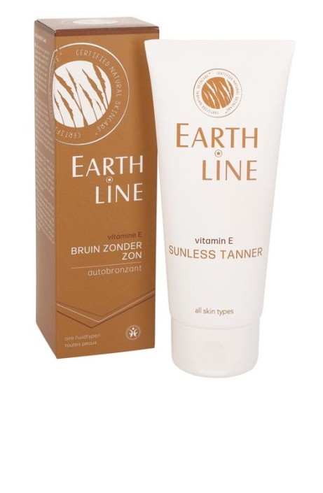 Earth Line Vitamine E bruin zonder zon (100 Milliliter)