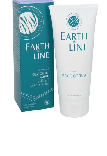 Earth Line Vitamine E gezichtsscrub (100 Milliliter)