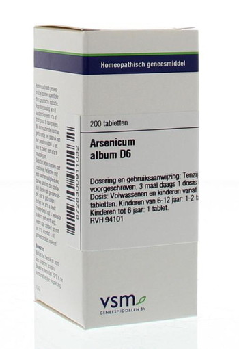 VSM Arsenicum album D6 (200 Tabletten)