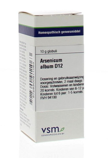 VSM Arsenicum album D12 (10 Gram)