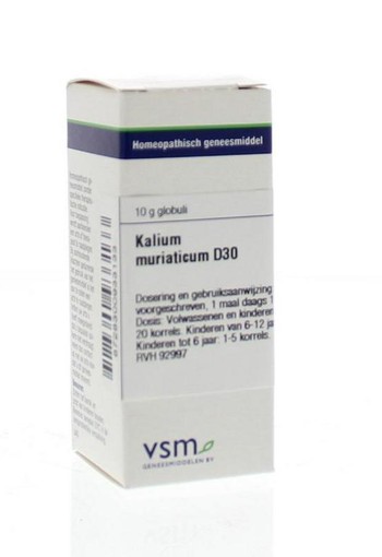 VSM Kalium muriaticum D30 (10 Gram)