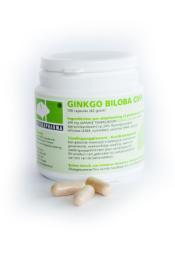 Naturapharma Ginkgo biloba CMN plus (100 Vegetarische capsules)
