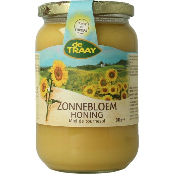 Traay Zonnebloem honing (900 Gram)