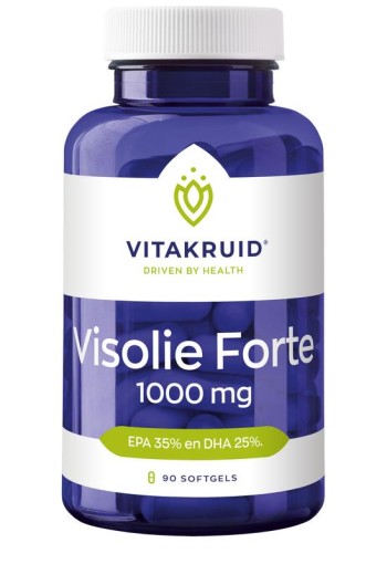 Vitakruid Visolie Forte 1000 mg EPA 35% DHA 25% 90 Softgels
