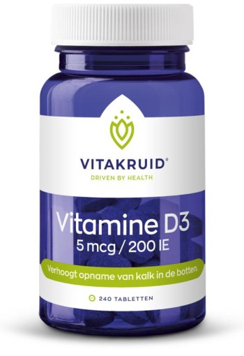 Vitakruid Vitamine D3 5 mcg / 200 IE (240 Tabletten)