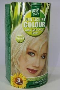 Henna Plus Long lasting colour 10.01 silver blond (100 Milliliter)