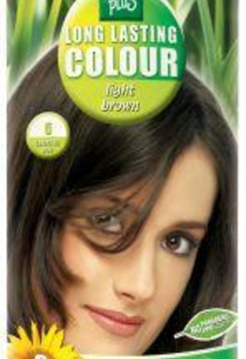 Henna Plus Long lasting colour 5 light brown (100 Milliliter)