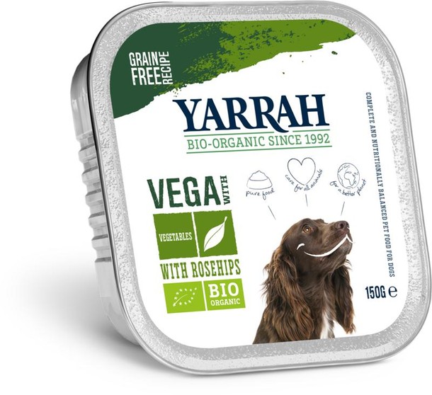 Yarrah Hondenvoer chunks vega bio (150 Gram)