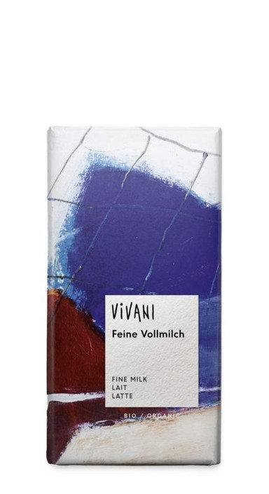 Vivani Chocolade melk delicaat bio (100 Gram)