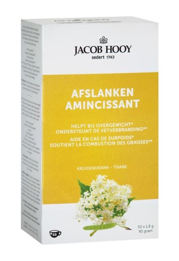 Jacob Hooy Ideaal gewicht afslank kruidendrank theezakjes (50 Zakjes)