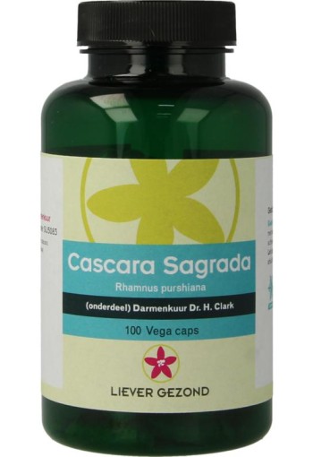 Liever Gezond Cascara sagrada (100 Vegetarische capsules)