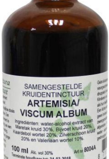 Natura Sanat Artemisia vulgaris/viscum album compl tinctuur (100 Milliliter)