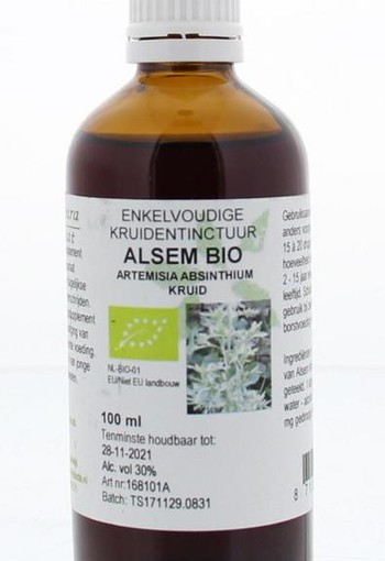 Natura Sanat Artemisia absinthium/alsem tinctuur bio (100 Milliliter)