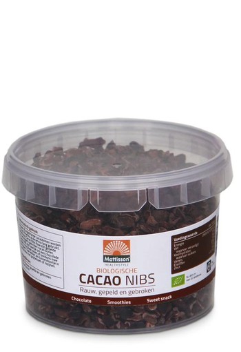 Mattisson Cacao nibs raw bio (150 Gram)