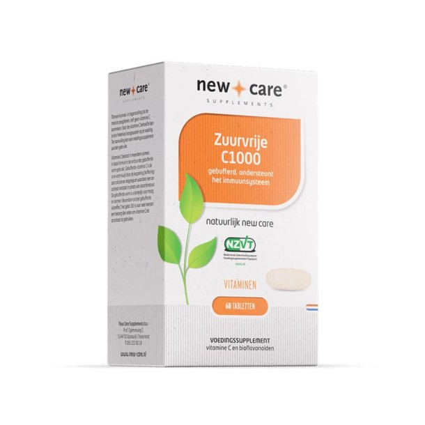 New Care Zuurvrije C1000 (60 Tabletten)