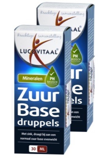 Lucovitaal Zuur Base Druppels Duo (fso) 2x30ml