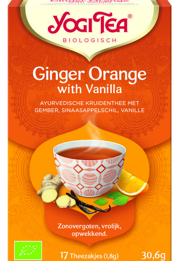 Yogi Tea Ginger orange vanilla bio (17 Zakjes)