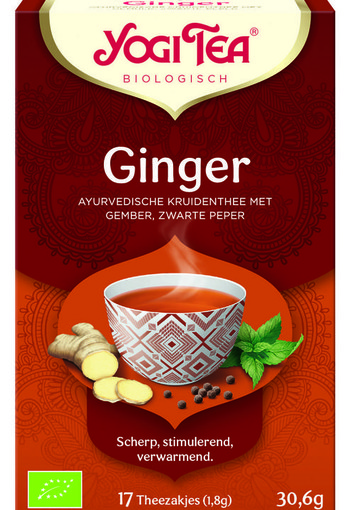 Yogi Tea Ginger bio (17 Zakjes)