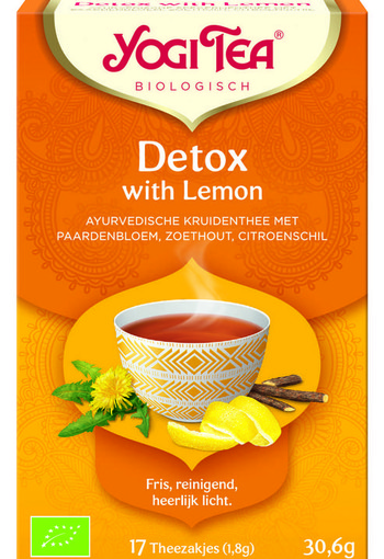 Yogi Tea Detox with lemon bio (17 Zakjes)