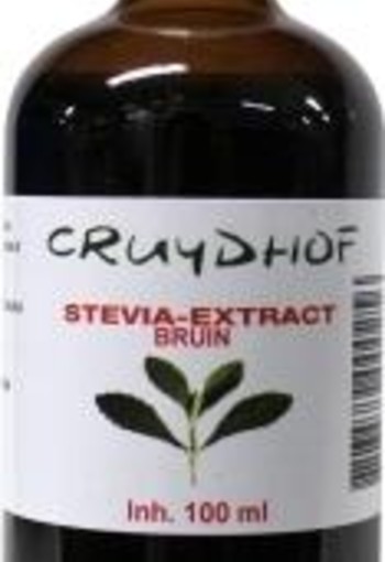 Cruydhof Stevia extract bruin (100 Milliliter)