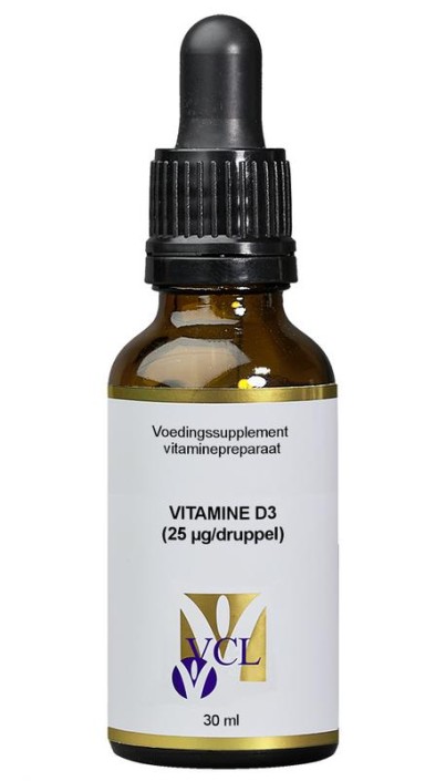 Vital Cell Life Vitamine D3 25mcg druppels (30 Milliliter)