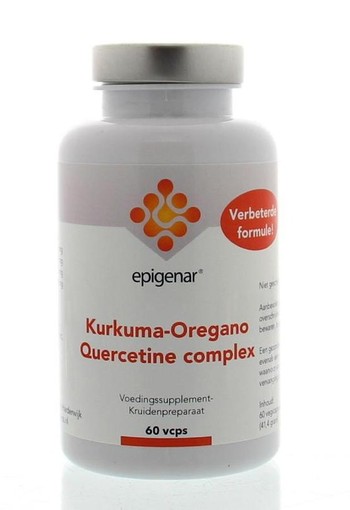 Epigenar Kurkuma oregano quercetine complex (60 Vegetarische capsules)