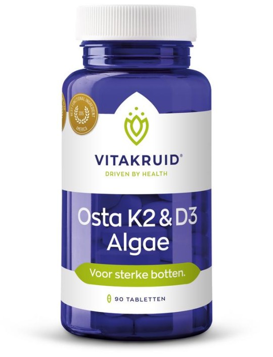 Vitakruid Osta K2 & D3 algae (90 Tabletten)