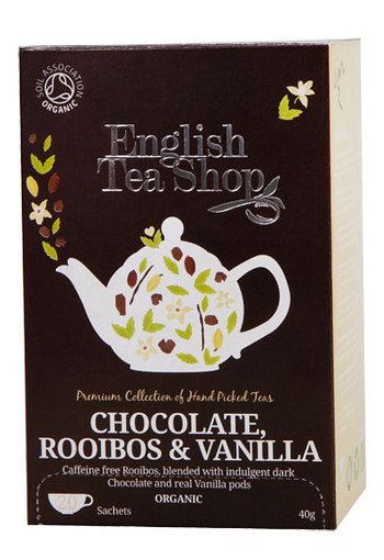 English Tea Shop Rooibos chocolate & vanilla bio (20 Zakjes)