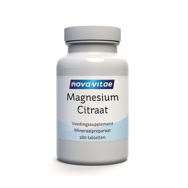 Nova Vitae Magnesium citraat (180 Tabletten)