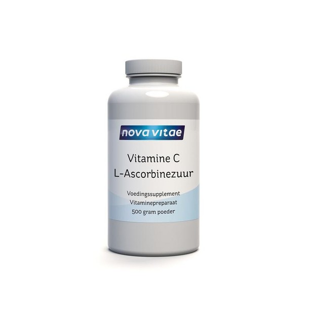Nova Vitae Vitamine C ascorbinezuur poeder (500 Gram)
