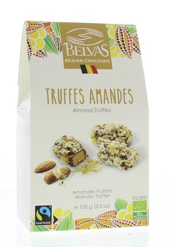 Belvas Truffels amandel bio (100 Gram)