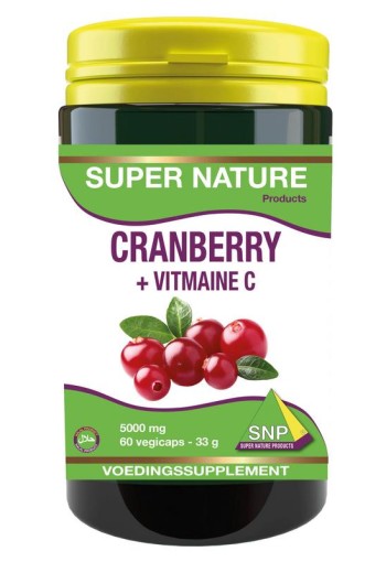 SNP Cranberry vitamine C 5000mg (60 Vegetarische capsules)