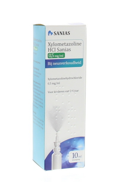 Sanias Xylometazoline HCI 0.50mg spray (10 Milliliter)