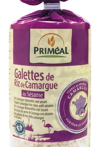 Primeal Rice cakes camargue with sesam bio (130 Gram)