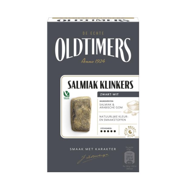 Oldtimers Salmiak klinkers (235 Gram)