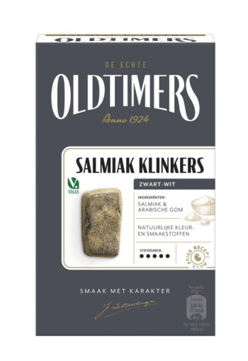 Oldtimers Salmiak klinkers (235 Gram)