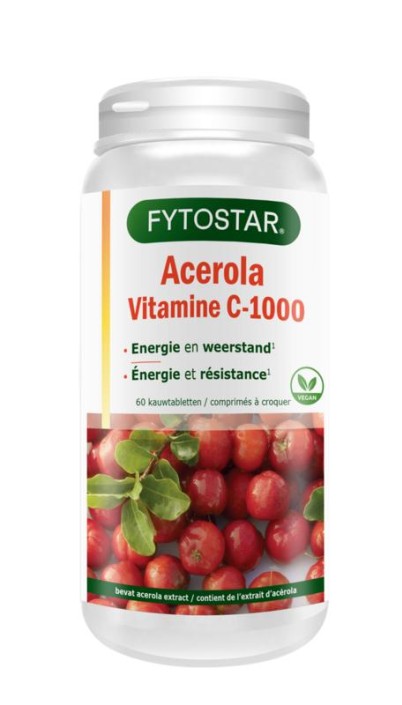 Fytostar Vitamine C 1000 acerola (60 Zuigtabletten)