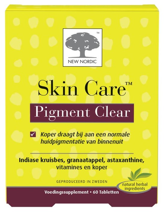 New Nordic Skin care pigment clear (60 Tabletten)